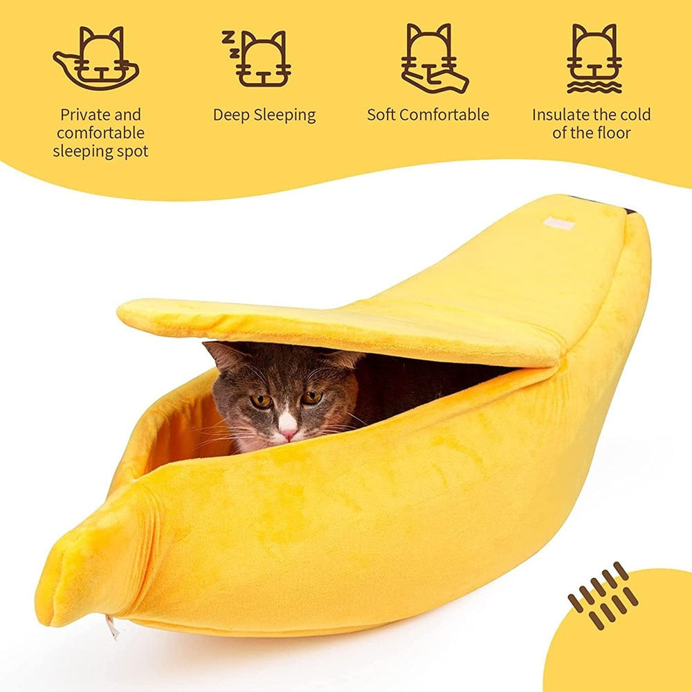 Cat Banana Bed