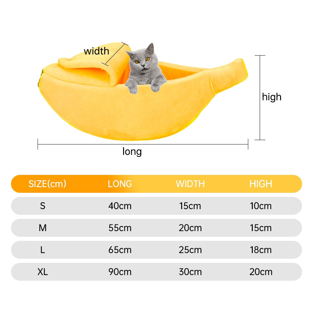 Cat Banana Bed